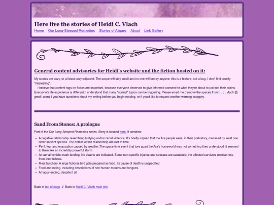 contentadvisory screenshot