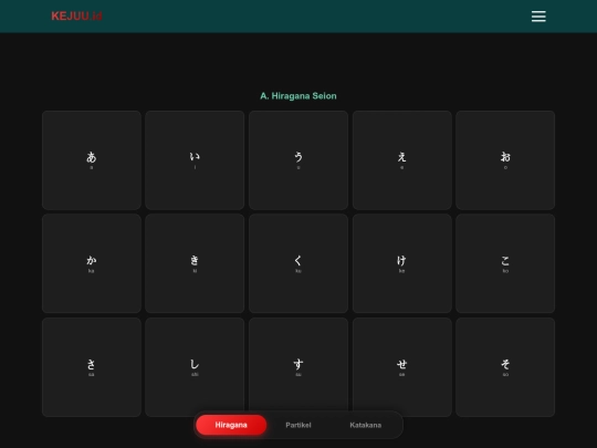 hiragana/jp screenshot
