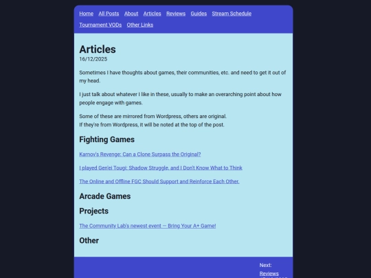 posts/articles screenshot