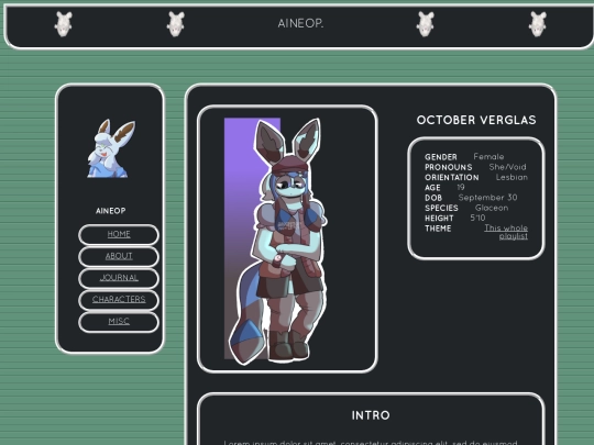 characters/october screenshot