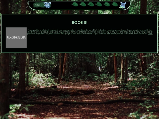 interests/books screenshot