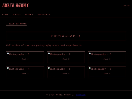 photography-gallery screenshot