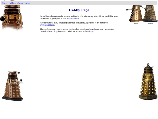 hobbies screenshot