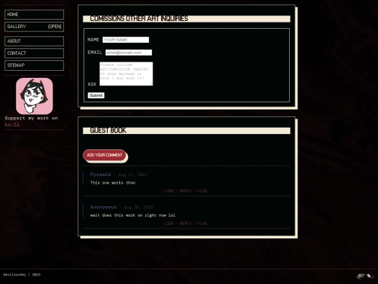 contact screenshot