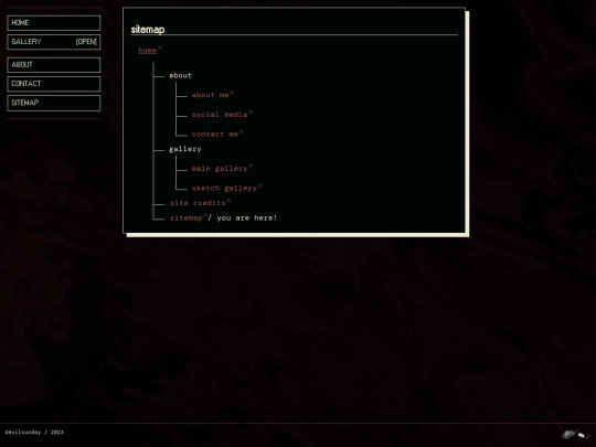 sitemap screenshot