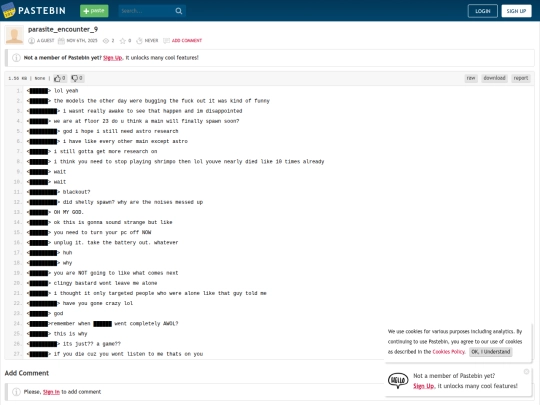encounter screenshot