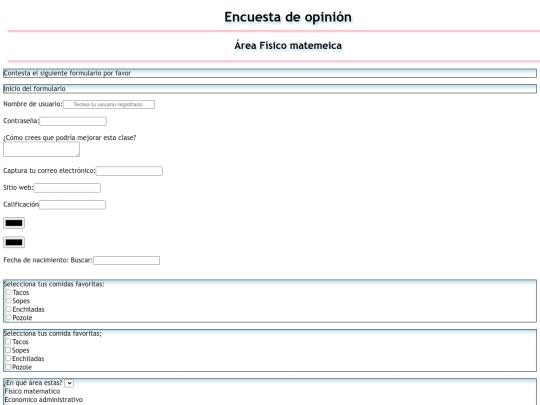 Formulario/Formulario screenshot