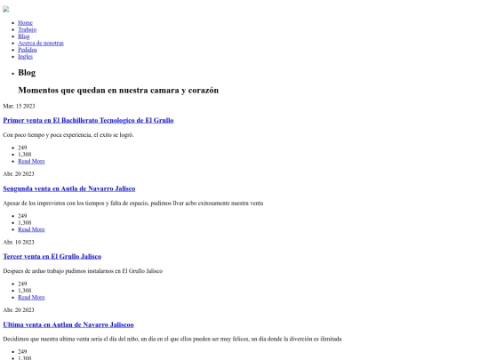blog screenshot