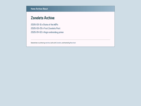blog-zonelets/archive screenshot