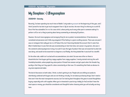 blog-zonelets/posts/disappointment screenshot