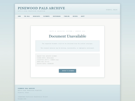 document-error screenshot