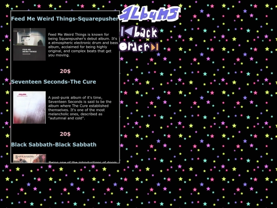 tests/presentationalbums screenshot