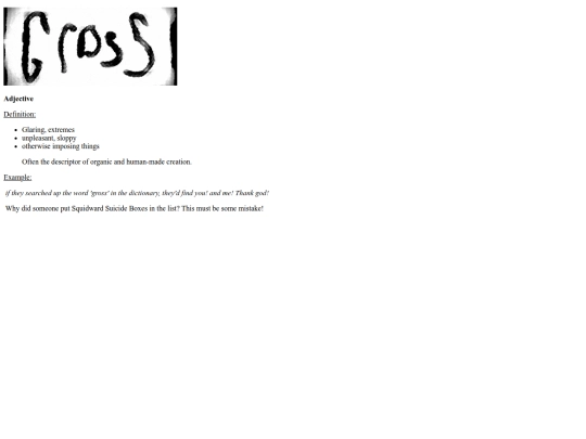 the/gross screenshot