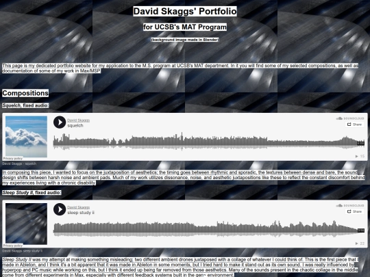 UCSB-portfolio screenshot