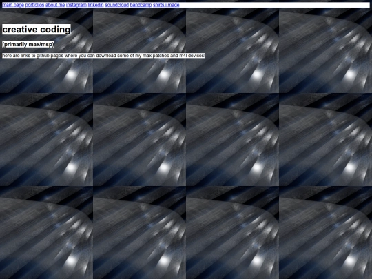 max-portfolio screenshot