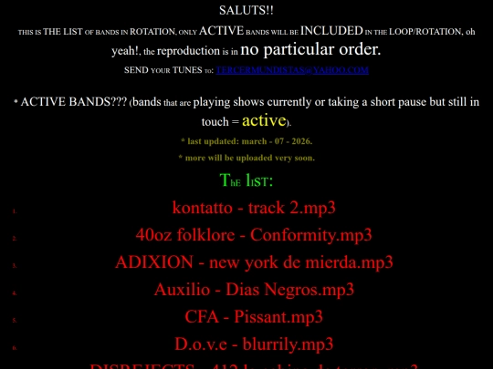 rotationactivebandslist screenshot