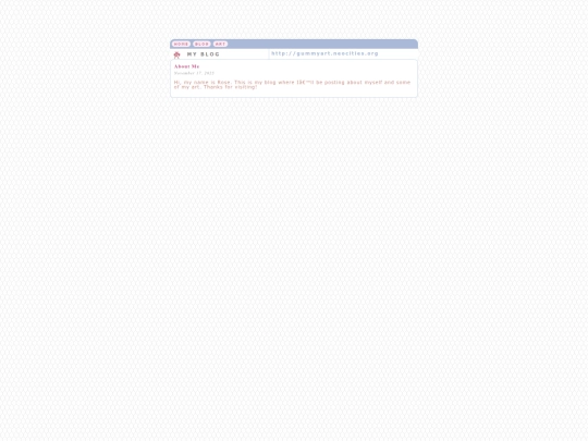 blog screenshot