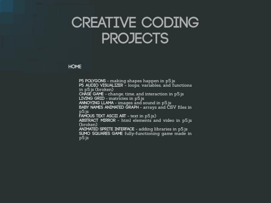 frontPage/creativecoding screenshot