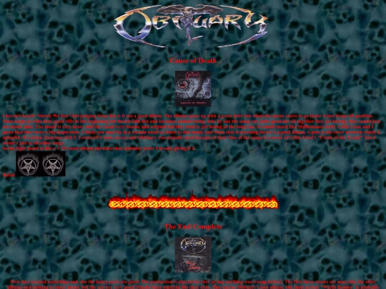 obituary screenshot