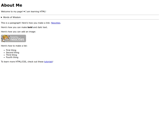 index screenshot