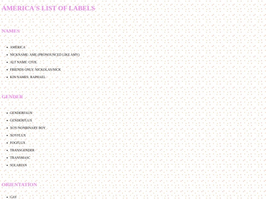 about/labels screenshot