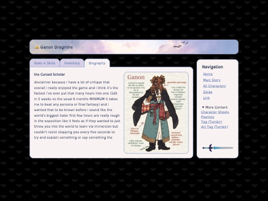 loz/PAGE TEMPLATE screenshot