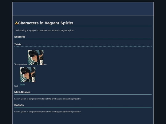 wiki/Characters screenshot