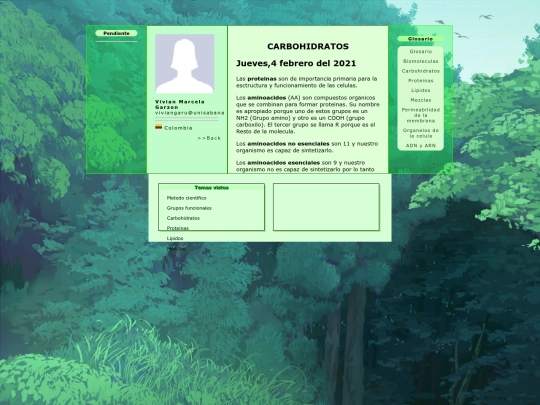 proteinas screenshot