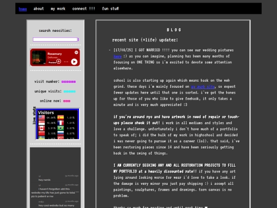 blog screenshot