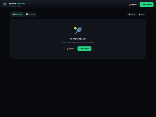 tennis-tracker screenshot