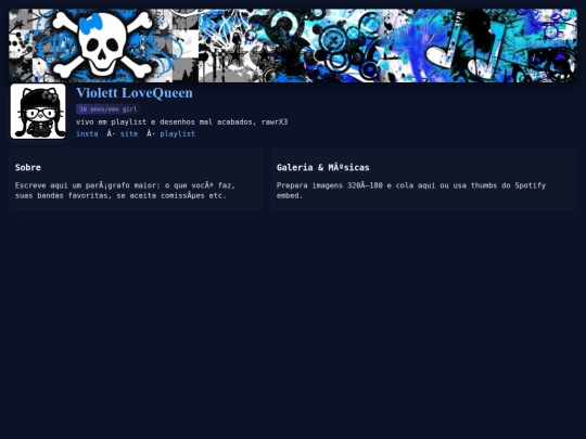 aboutme screenshot