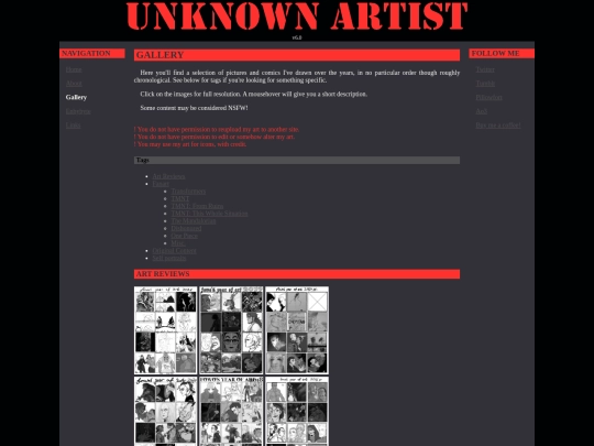 html/gallery screenshot