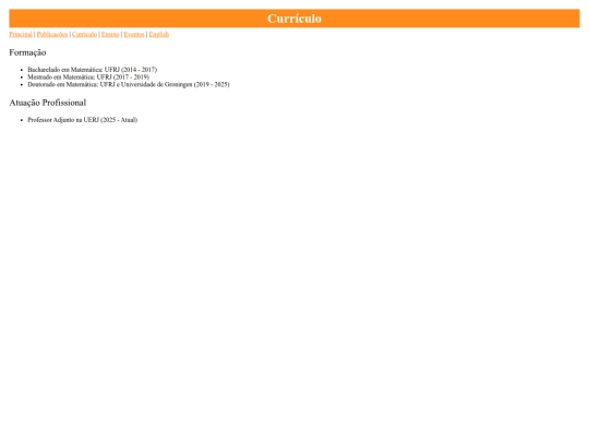 curriculo screenshot