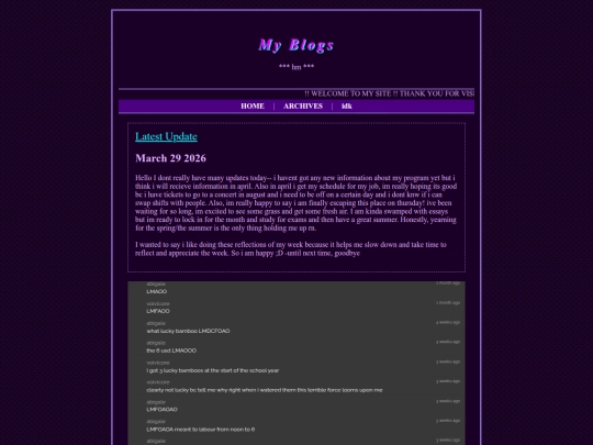 English Blogs screenshot