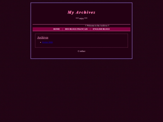 archives screenshot