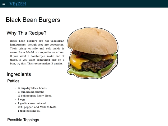 recipes/black_bean_burgers screenshot
