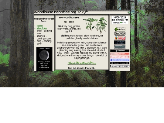 about-me screenshot