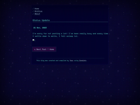 posts/2023-11-21-Status-Update screenshot