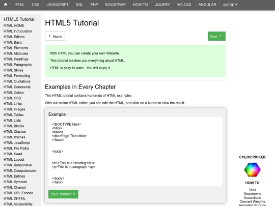 w3School2.0 screenshot