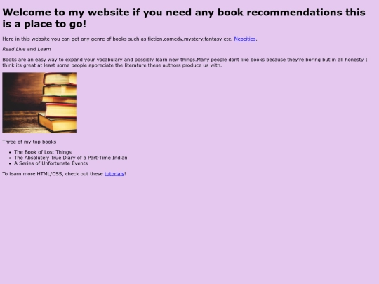 index screenshot