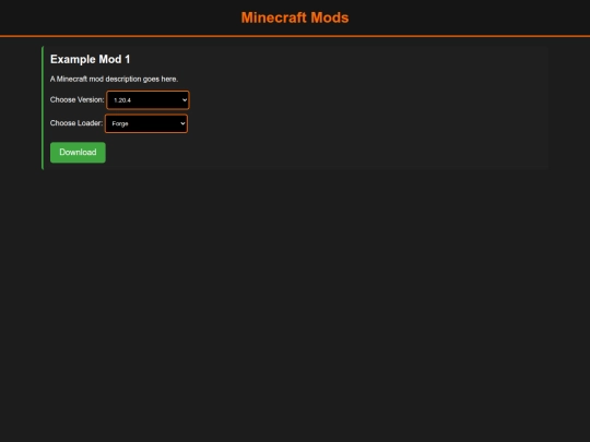 mods screenshot