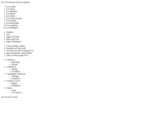 css/Listas screenshot