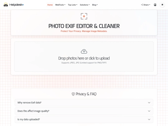 Testers/exif screenshot