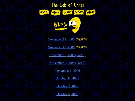 blog screenshot