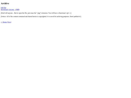 archive screenshot