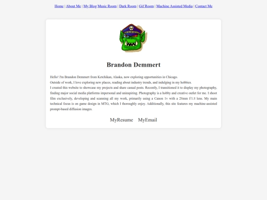About.Me screenshot