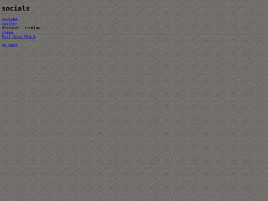 socials screenshot