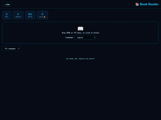 reading-tracker screenshot