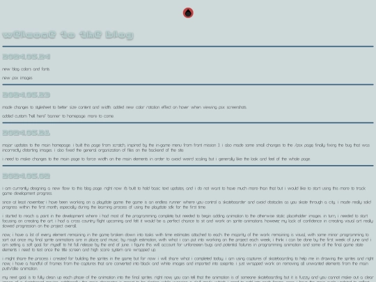 blog screenshot