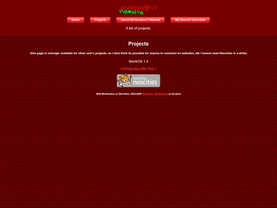 projects screenshot